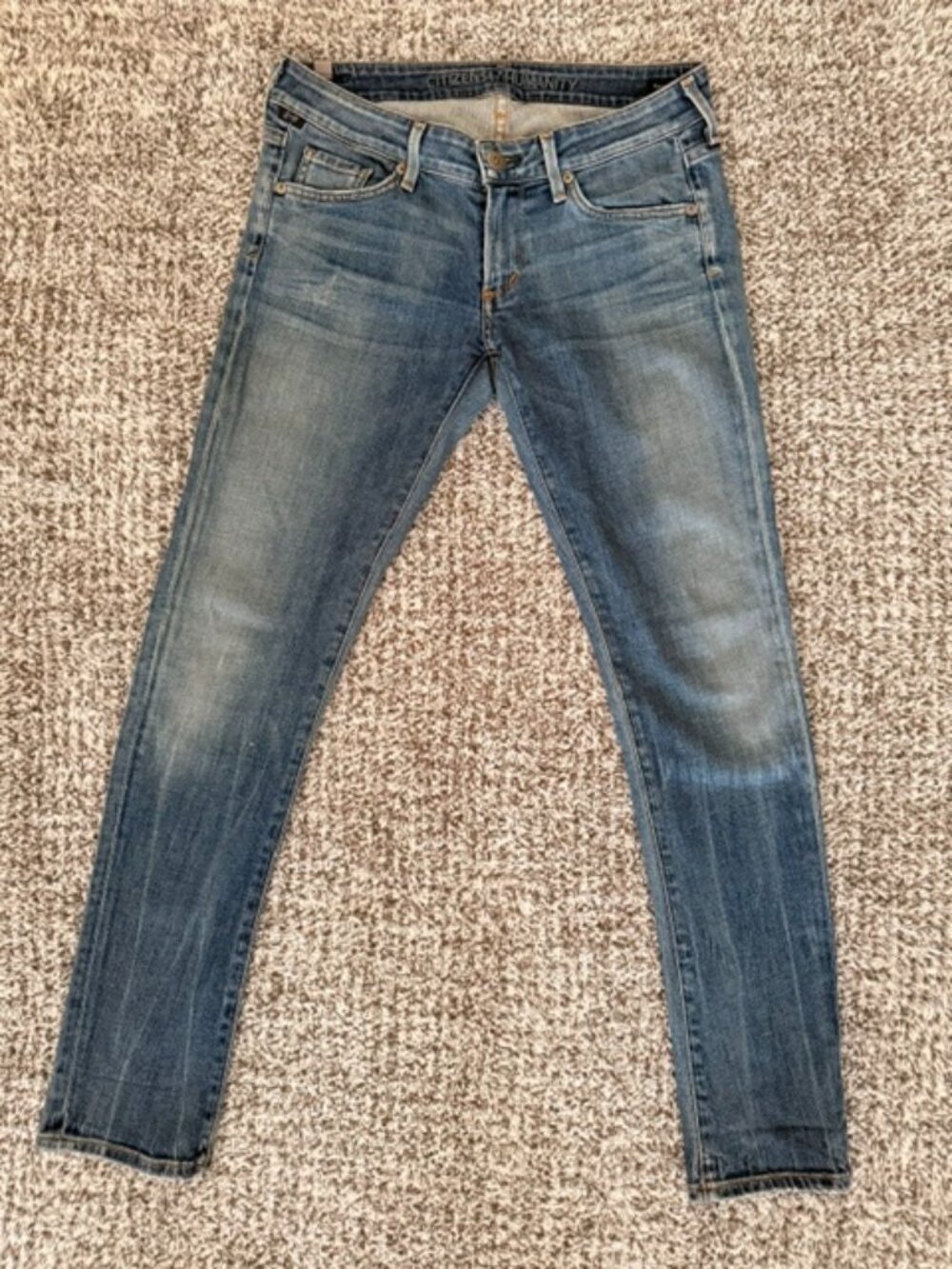 Citizens of Humanity Racer Low-Rise Skinny Jeans Size 28 Waist